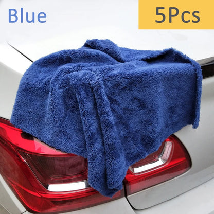 Car Wash Microfiber Towels – Soft Edgeless Detailing, Drying & Polishing Cloths (40×40cm, 350GSM)