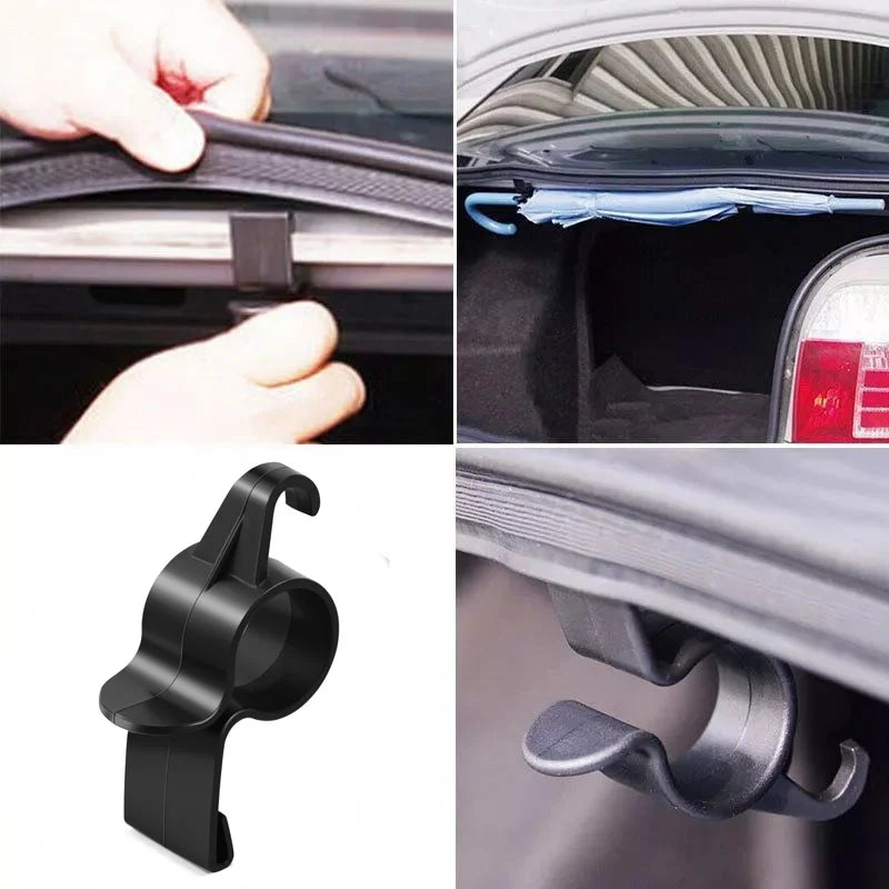 Car Trunk Umbrella Holder Hook – Interior Towel & Accessory Mount (Universal Fit)