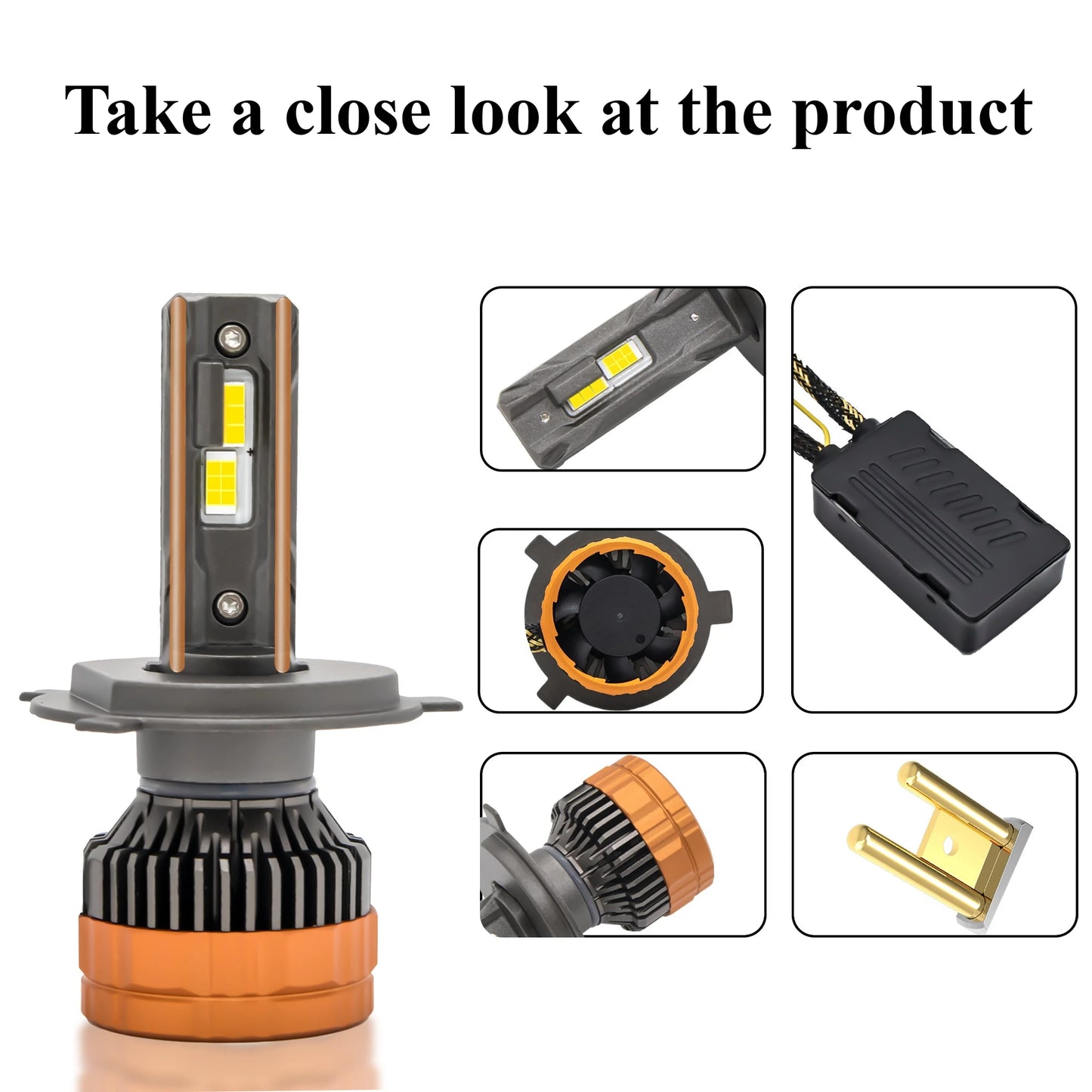 High-Performance LED Headlight Bulbs – Ultra Bright Plug-and-Play (Multiple Fitments)