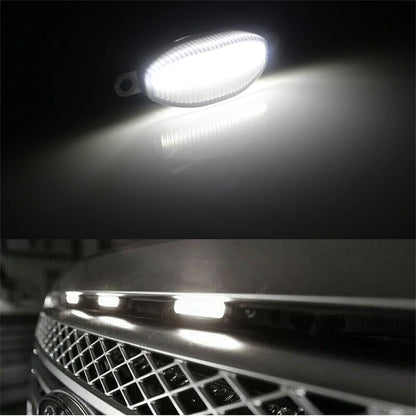 Smoked Lens Side Marker Light Covers – Amber & White (3–6 Piece Set)